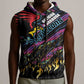 Custom Antigua & Barbuda Cricket Falcons Sleeveless Hoodie Through The Fire-Go Glory - African Pride