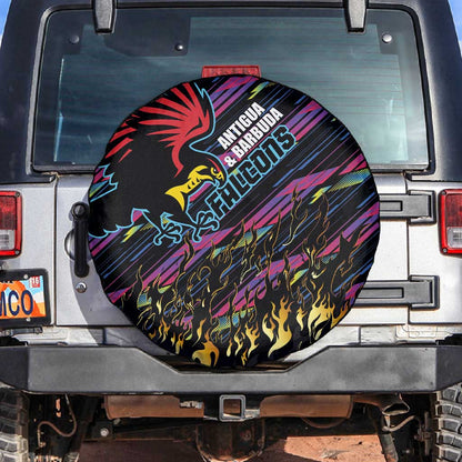 Antigua & Barbuda Cricket Falcons Spare Tire Cover Through The Fire-Go Glory - African Pride