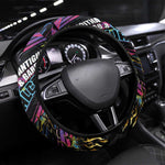Antigua & Barbuda Cricket Falcons Steering Wheel Cover Through The Fire-Go Glory - African Pride