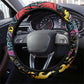 Antigua & Barbuda Cricket Falcons Steering Wheel Cover Through The Fire-Go Glory - African Pride