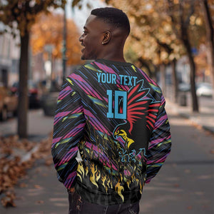 Custom Antigua & Barbuda Cricket Falcons Sweatshirt Through The Fire-Go Glory - African Pride