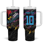 Custom Antigua & Barbuda Cricket Falcons Tumbler With Handle Through The Fire-Go Glory - African Pride