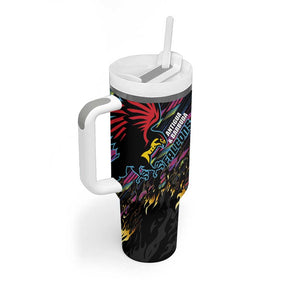Custom Antigua & Barbuda Cricket Falcons Tumbler With Handle Through The Fire-Go Glory - African Pride