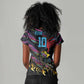 Custom Antigua & Barbuda Cricket Falcons Women V-Neck T-Shirt Through The Fire-Go Glory - African Pride