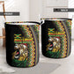 Jamaican Reggae-One Love Laundry Basket Tribal African Pattern and Roaring Lion - African Pride
