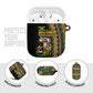 Jamaican Reggae-One Love AirPods Case Tribal African Pattern and Roaring Lion - African Pride
