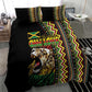 Jamaican Reggae-One Love Bedding Set Tribal African Pattern and Roaring Lion - African Pride