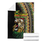 Jamaican Reggae-One Love Blanket Tribal African Pattern and Roaring Lion - African Pride