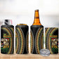 Jamaican Reggae-One Love 4 in 1 Can Cooler Tumbler Tribal African Pattern and Roaring Lion - African Pride