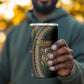 Jamaican Reggae-One Love 4 in 1 Can Cooler Tumbler Tribal African Pattern and Roaring Lion - African Pride