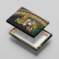 Jamaican Reggae-One Love Canvas Wall Art Tribal African Pattern and Roaring Lion - African Pride