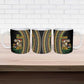 Jamaican Reggae-One Love Ceramic Mug Tribal African Pattern and Roaring Lion - African Pride