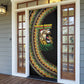 Personalized Jamaican Reggae-One Love Door Cover Tribal African Pattern and Roaring Lion - African Pride