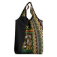 Jamaican Reggae-One Love Grocery Bag Tribal African Pattern and Roaring Lion - African Pride