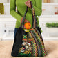 Jamaican Reggae-One Love Grocery Bag Tribal African Pattern and Roaring Lion - African Pride