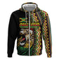 Personalized Jamaican Reggae-One Love Hoodie Tribal African Pattern and Roaring Lion - African Pride