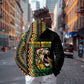 Personalized Jamaican Reggae-One Love Hoodie Tribal African Pattern and Roaring Lion - African Pride