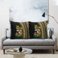 Jamaican Reggae-One Love Pillow Cover Tribal African Pattern and Roaring Lion - African Pride