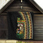 Jamaican Reggae-One Love Quilt Tribal African Pattern and Roaring Lion - African Pride