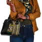 Jamaican Reggae-One Love Shoulder Handbag Tribal African Pattern and Roaring Lion - African Pride