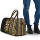 Jamaican Reggae-One Love Travel Bag Tribal African Pattern and Roaring Lion - African Pride