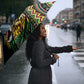 Jamaican Reggae-One Love Umbrella Tribal African Pattern and Roaring Lion - African Pride
