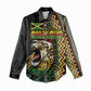 Personalized Jamaican Reggae-One Love Women Casual Shirt Tribal African Pattern and Roaring Lion - African Pride