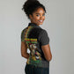 Personalized Jamaican Reggae-One Love Women Polo Shirt Tribal African Pattern and Roaring Lion - African Pride
