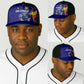 DR Congo Football Leopard Mascot Baseball Net Cap Fierce Leopard Art In National Flag Colors