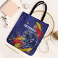 DR Congo Football Leopard Mascot Tote Bag Fierce Leopard Art National Flag Colors