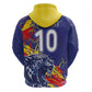Custom DR Congo Football Leopard Mascot Zip Hoodie Fierce Leopard Art National Flag Colors