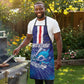 Cape Verde Football Blue Shark Mascot Apron Glory 2026