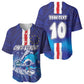 Custom Cape Verde Football Blue Shark Mascot Baseball Jersey Glory 2026