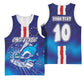 Custom Cape Verde Football Blue Shark Mascot Basketball Jersey Glory 2026