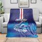 Cape Verde Football Blue Shark Mascot Blanket Glory 2026