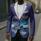 Custom Cape Verde Football Blue Shark Mascot Blazer Glory 2026