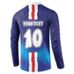 Custom Cape Verde Football Blue Shark Mascot Button Sweatshirt Glory 2026
