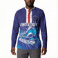 Custom Cape Verde Football Blue Shark Mascot Button Sweatshirt Glory 2026
