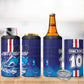 Custom Cape Verde Football Blue Shark Mascot 4 in 1 Can Cooler Tumbler Glory 2026