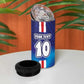 Custom Cape Verde Football Blue Shark Mascot 4 in 1 Can Cooler Tumbler Glory 2026
