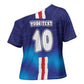 Custom Cape Verde Football Blue Shark Mascot Cross Shoulder Shirt Glory 2026