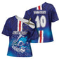 Custom Cape Verde Football Blue Shark Mascot Cross Shoulder Shirt Glory 2026