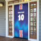 Custom Cape Verde Football Blue Shark Mascot Door Cover Glory 2026