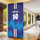 Custom Cape Verde Football Blue Shark Mascot Door Cover Glory 2026