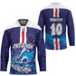 Custom Cape Verde Football Blue Shark Mascot Hockey Jersey Glory 2026
