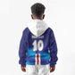 Custom Cape Verde Football Blue Shark Mascot Kid Hoodie Glory 2026