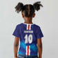 Custom Cape Verde Football Blue Shark Mascot Kid T shirt Glory 2026