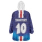 Custom Cape Verde Football Blue Shark Mascot Kid Wearable Blanket Hoodie Glory 2026