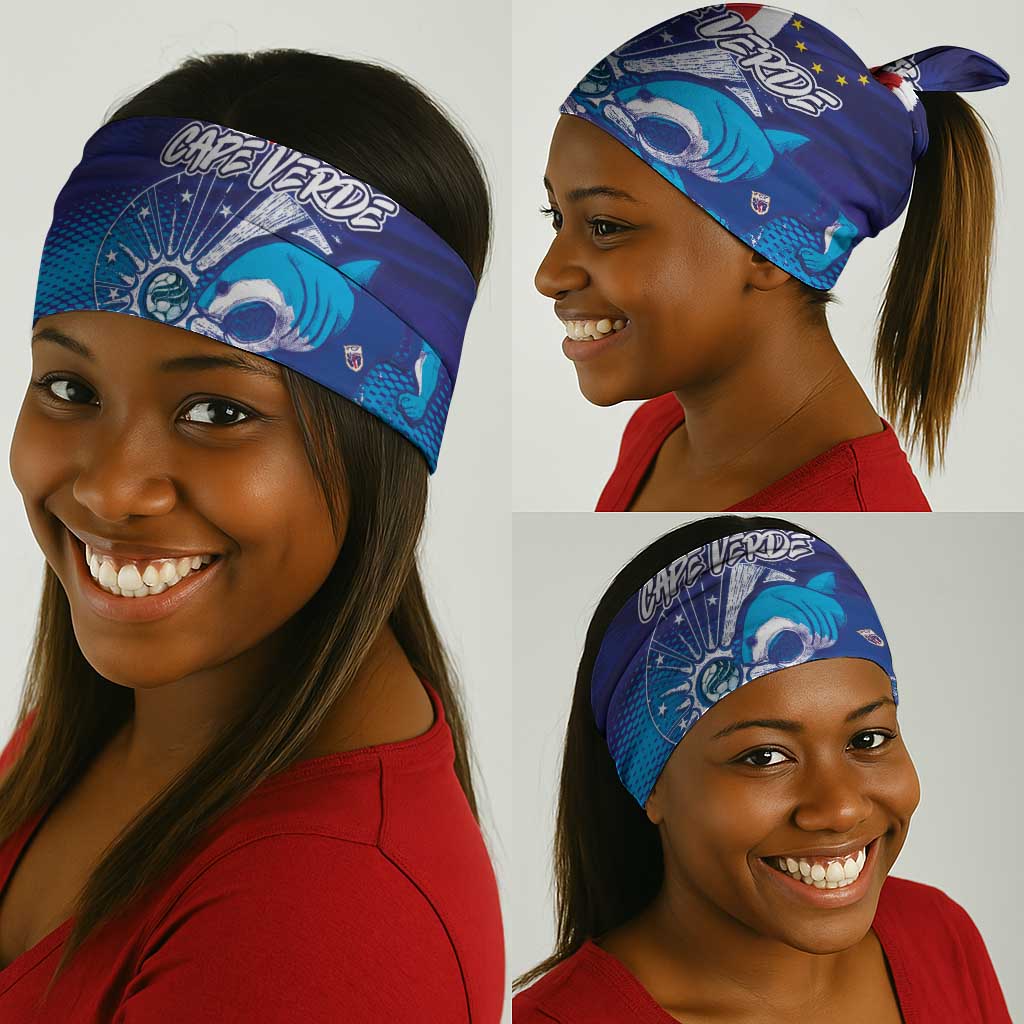 Cape Verde Football Blue Shark Mascot Neck Gaiter Glory 2026