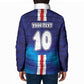 Custom Cape Verde Football Blue Shark Mascot Padded Jacket Glory 2026